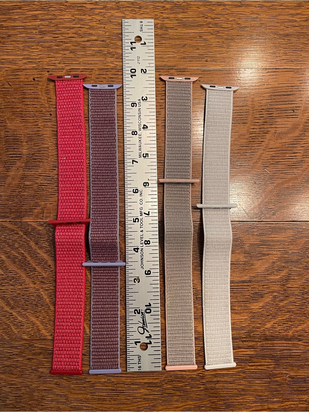 42/44 mm Watch Bands for Apple Watch- Red, Purple, Taupe, Cream. Unisex